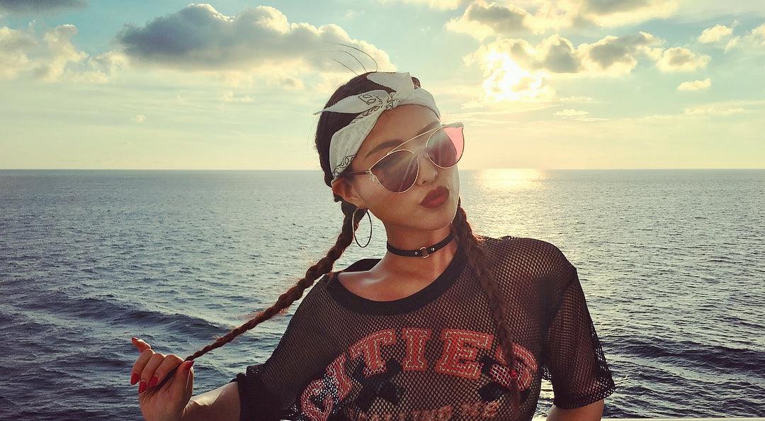 VESPER - Gold/Red - SLOANE Eyewear