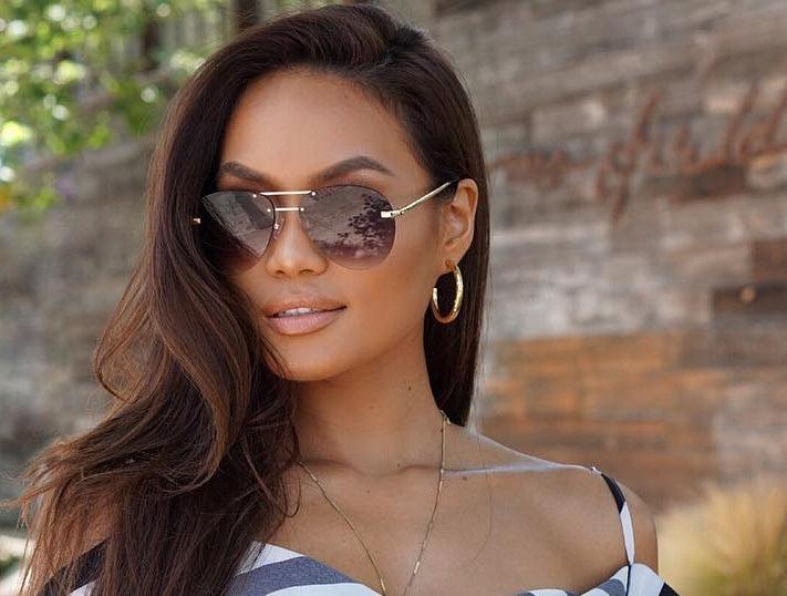 PHARAH - Gold/Dark Purple - SLOANE Eyewear