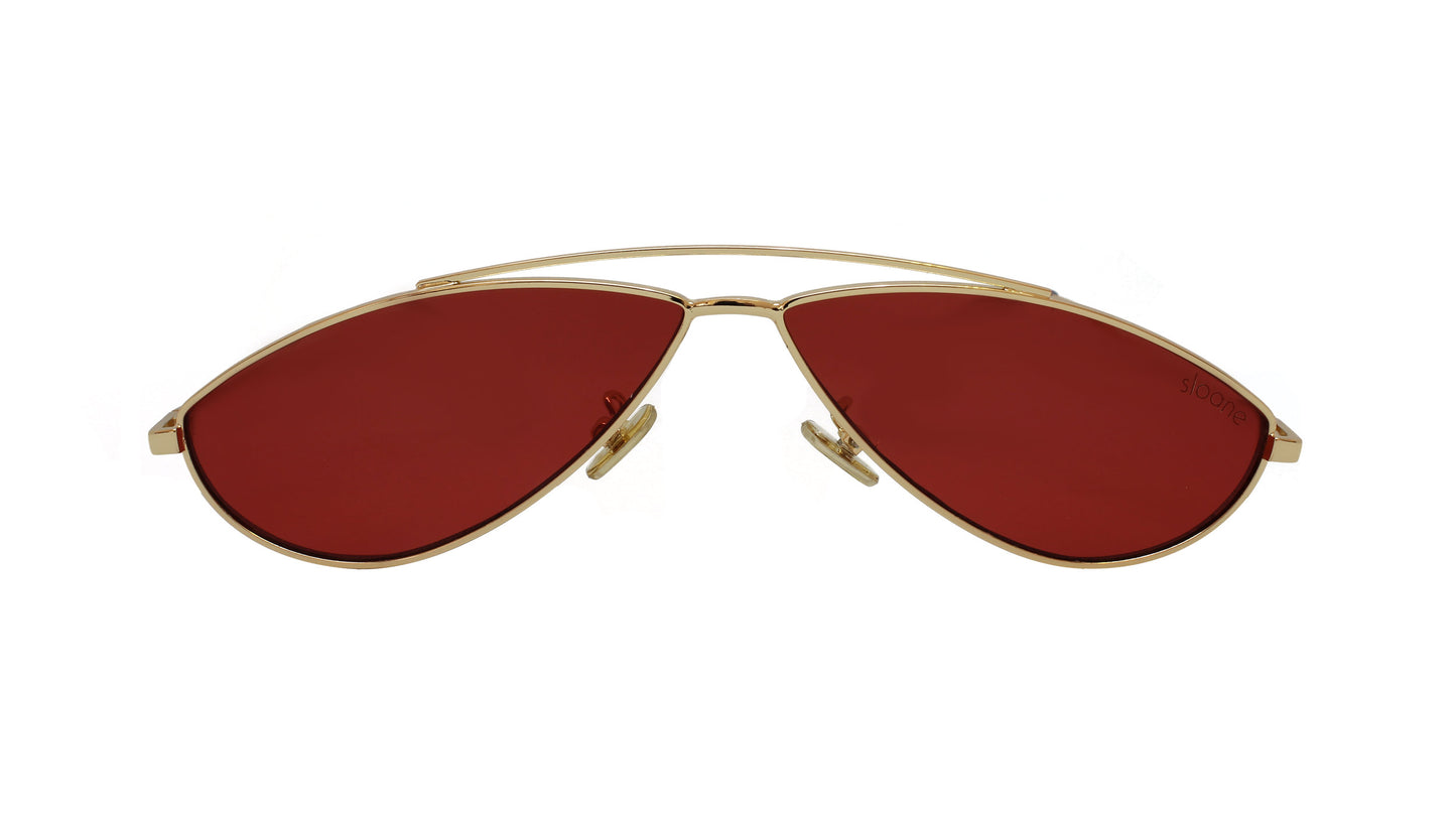 CYPHER - Gold/Dark Red Tint