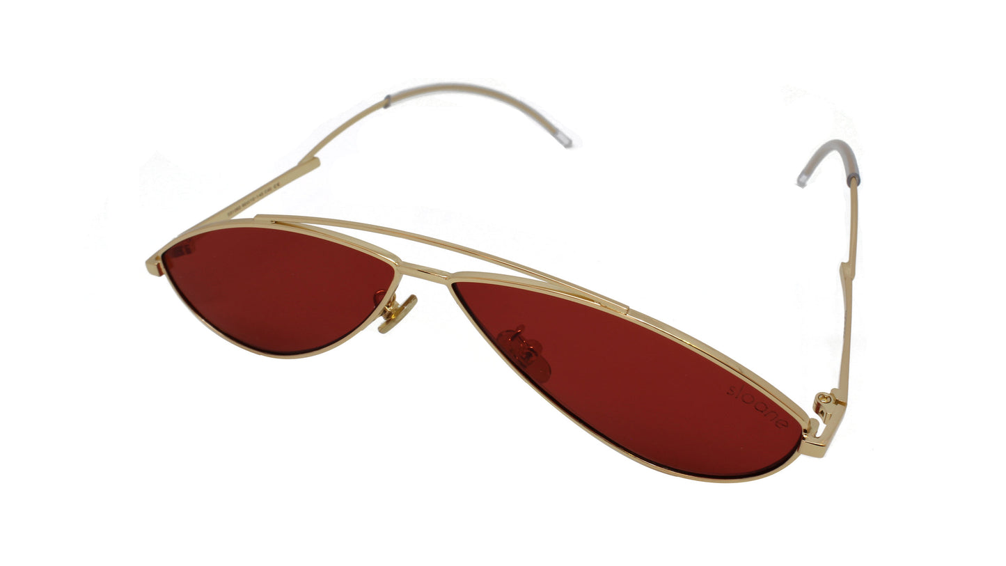 CYPHER - Gold/Dark Red Tint