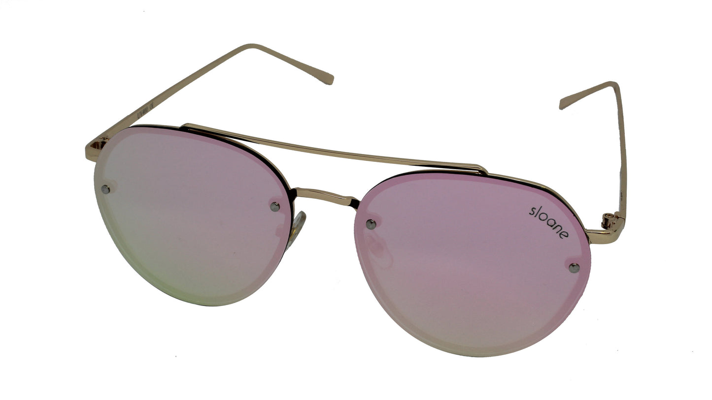 IZZY - Gold/Pink Mirror