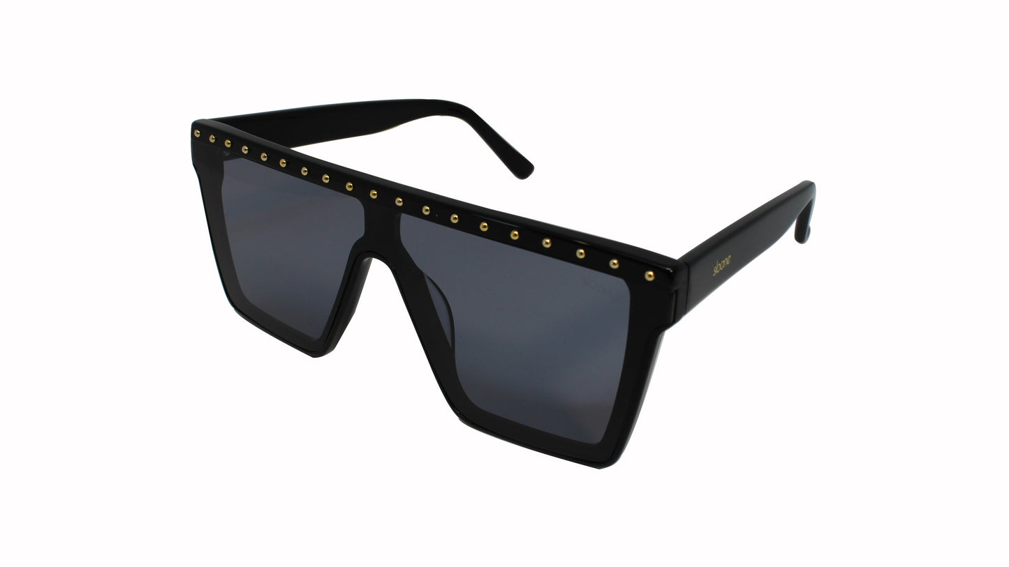 JAIDEN - Black/Gold Studs