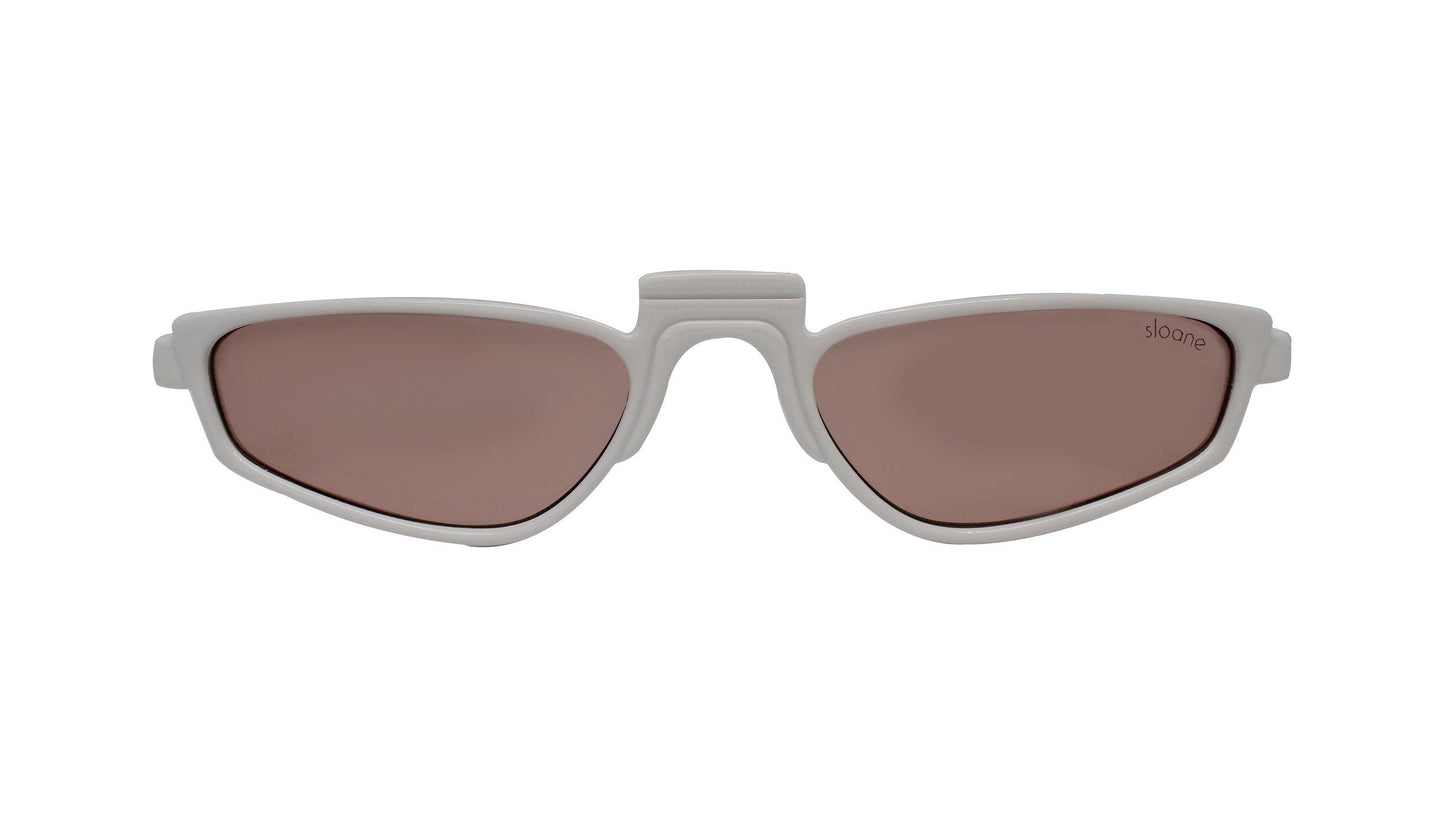 NIA - White/Rose Tint - SLOANE Eyewear