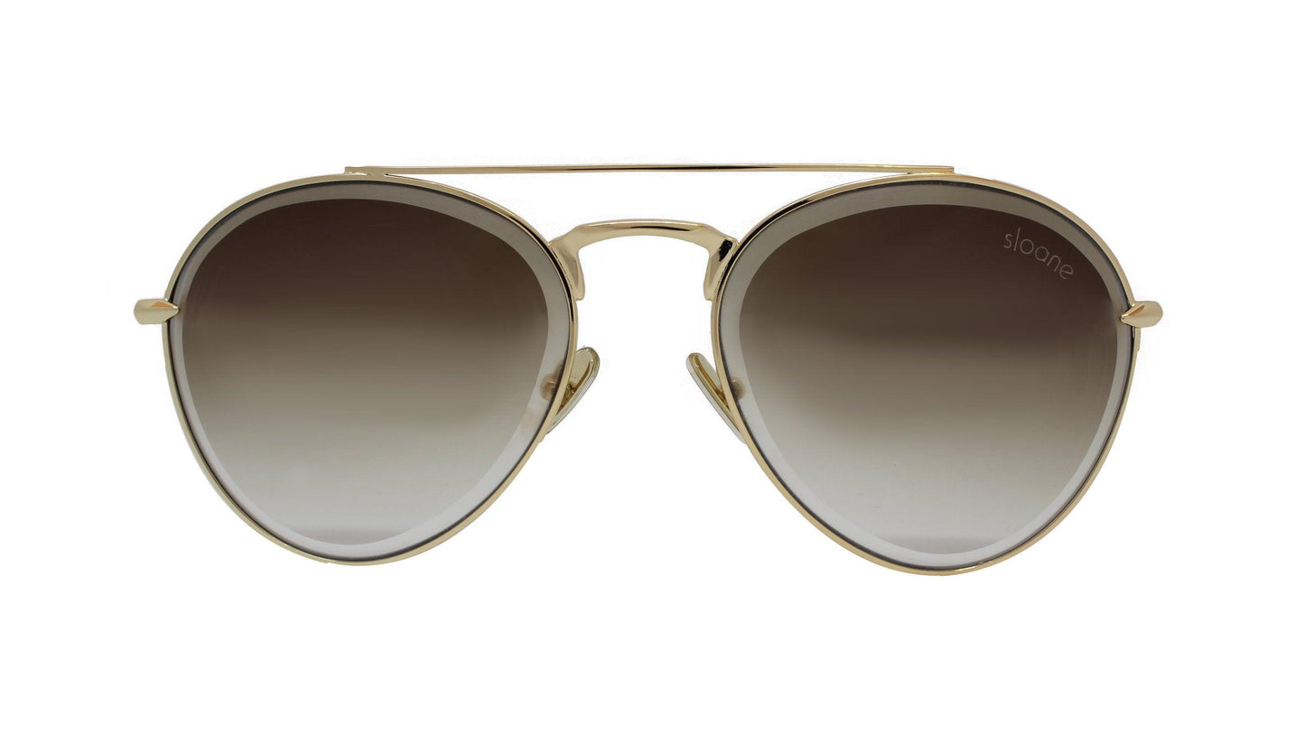 NOVA - Gold/Brown - SLOANE Eyewear