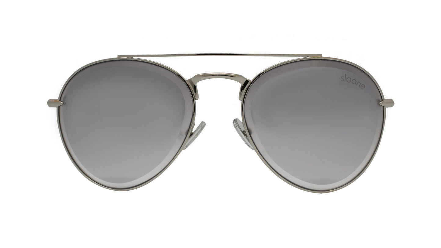 NOVA - Silver Mirror - SLOANE Eyewear