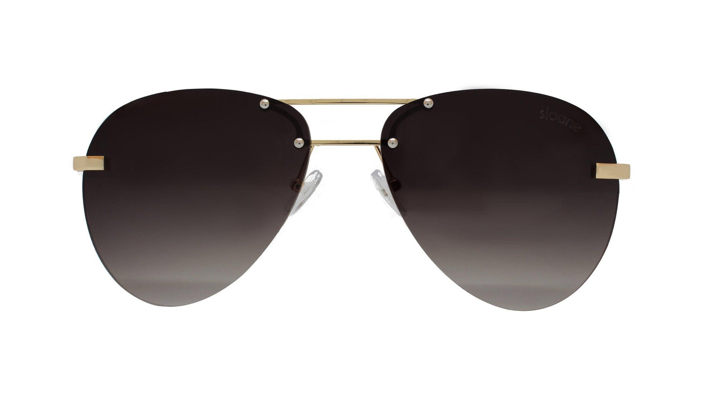 PHARAH - Gold/Dark Purple - SLOANE Eyewear