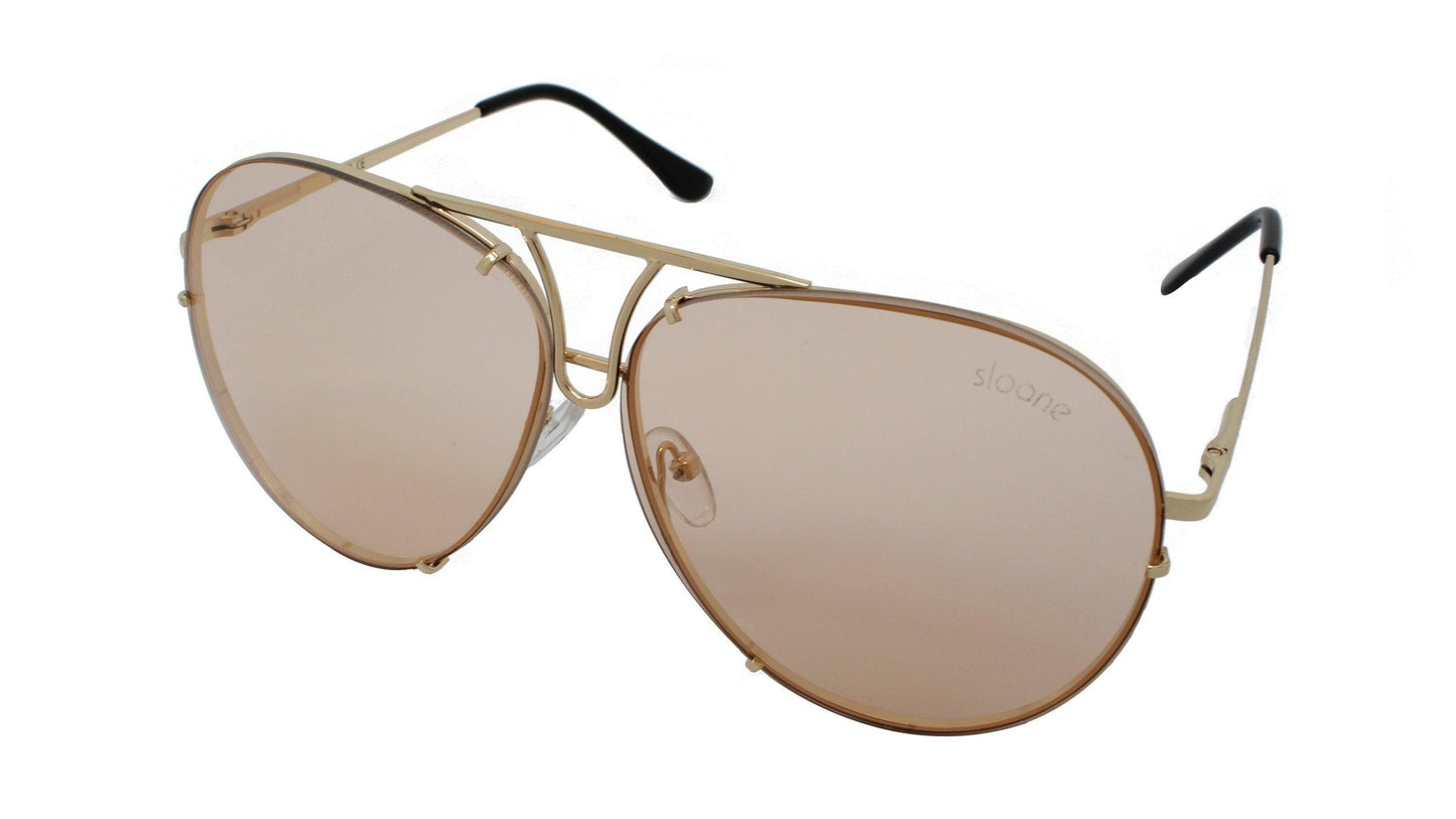PIPER - Gold/Rose Tint - SLOANE Eyewear