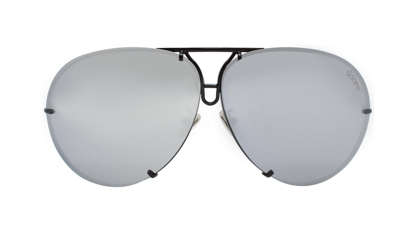 PORSCHA - Silver/Mirror - SLOANE Eyewear