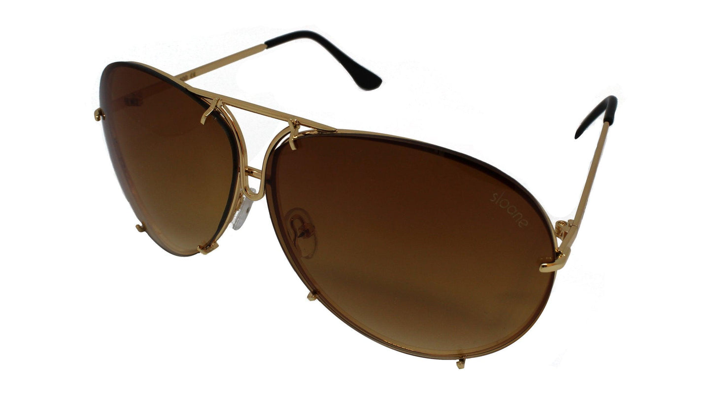 PORSCHA - Gold/Tea Gradient - SLOANE Eyewear