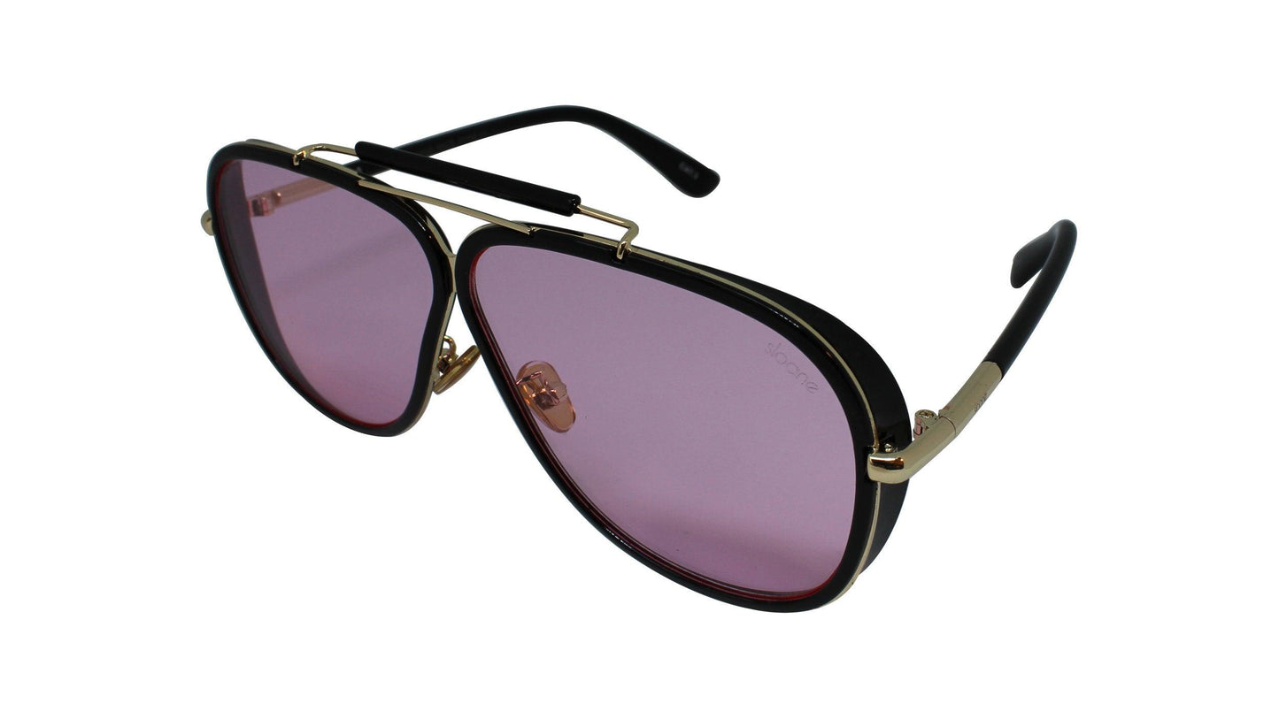 PRESTON - Black/Rose Tint - SLOANE Eyewear