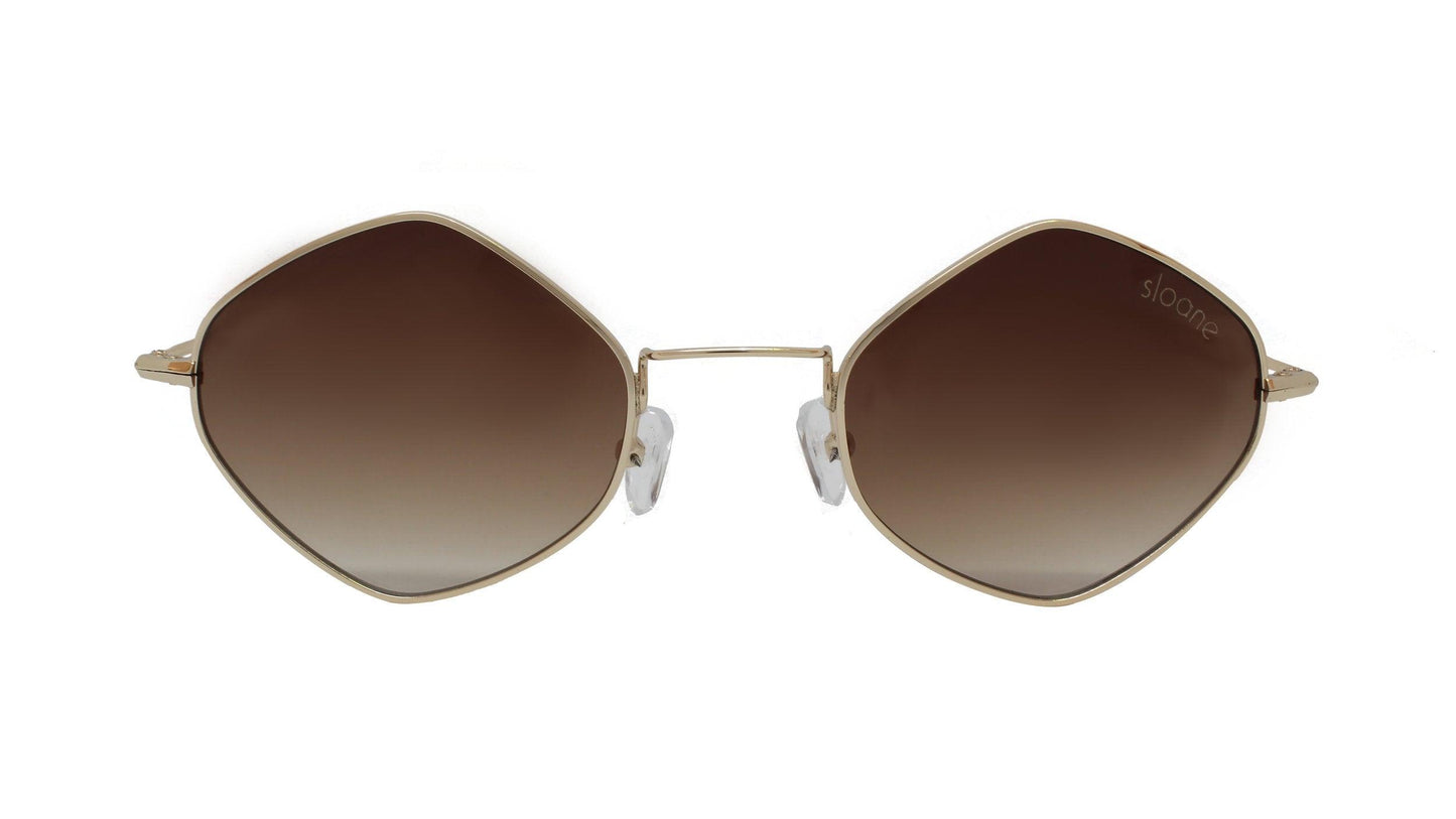 QUINN - Gold/Brown - SLOANE Eyewear