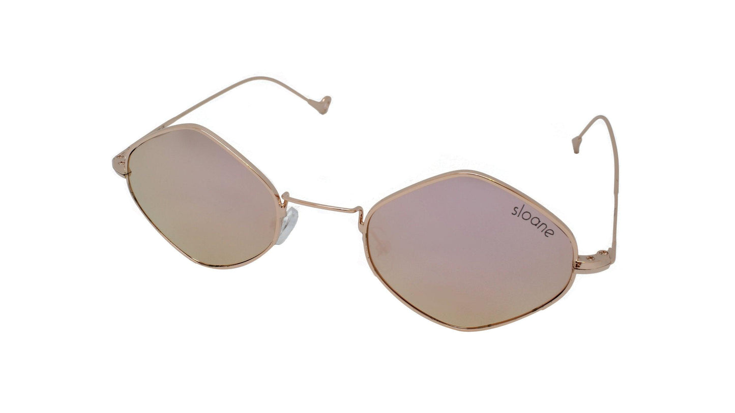 QUINN - Rose Gold Mirror - SLOANE Eyewear