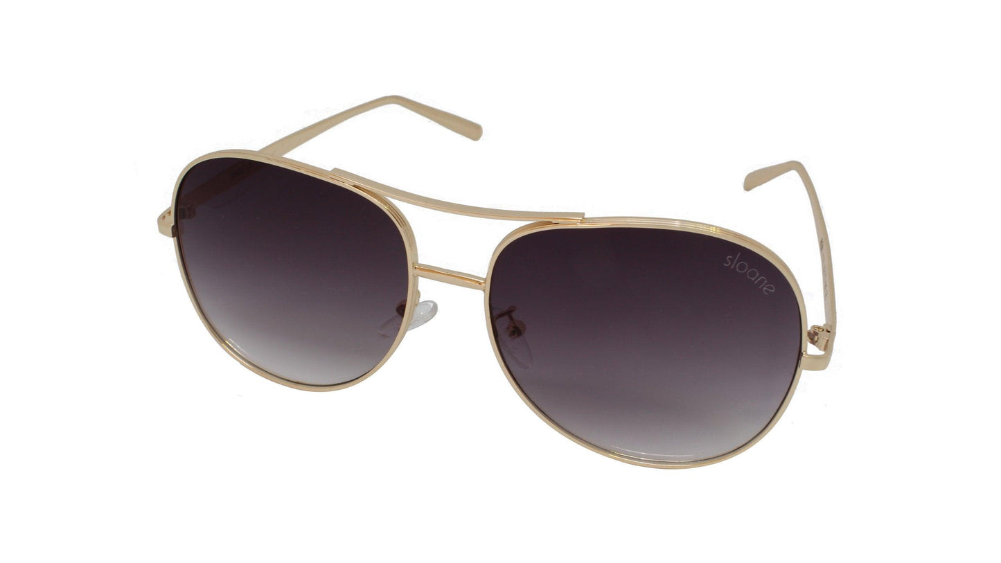 REMI - Gold/Dark Purple - SLOANE Eyewear