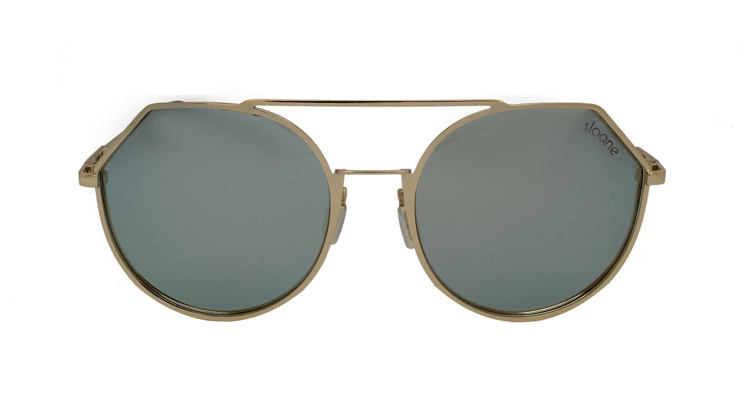 RYCROFT - Gold/Green Mirror - SLOANE Eyewear