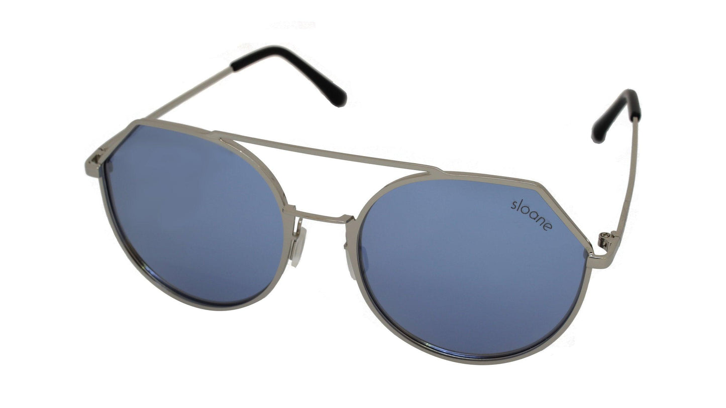 RYCROFT - Silver/Blue Mirror - SLOANE Eyewear