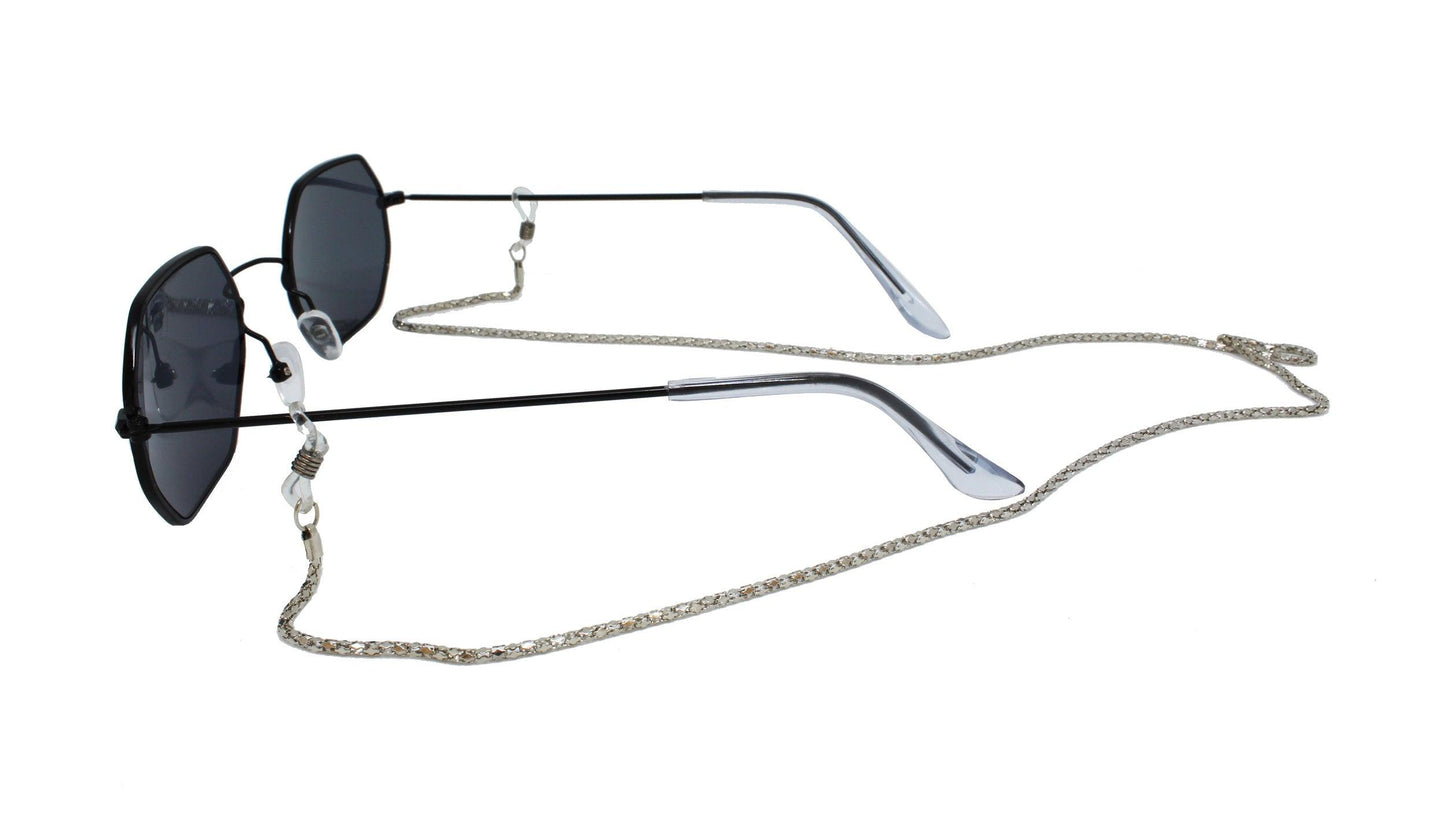 SUNGLASSES CHAIN - Silver/Snake Link - SLOANE Eyewear