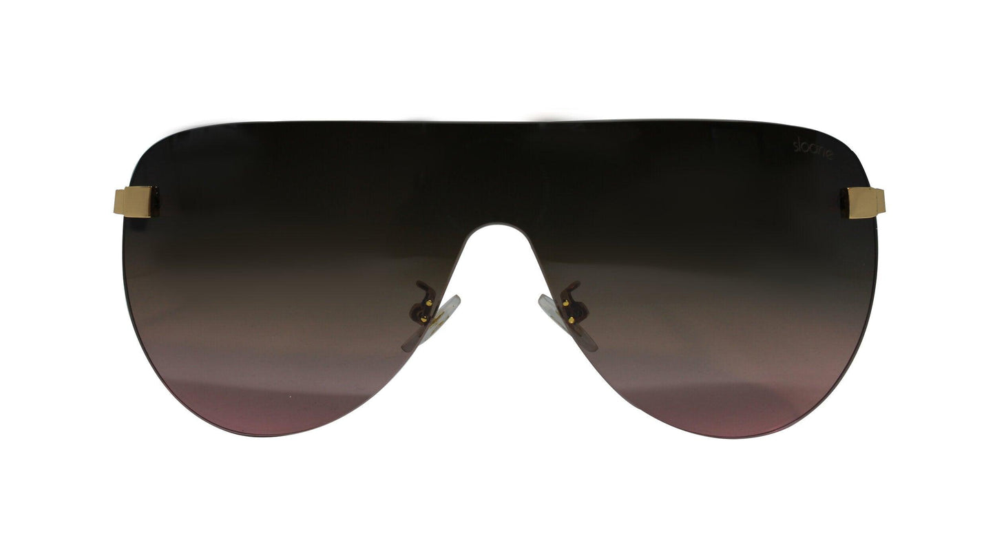 SOPHINA - Gold/Red Gradient - SLOANE Eyewear
