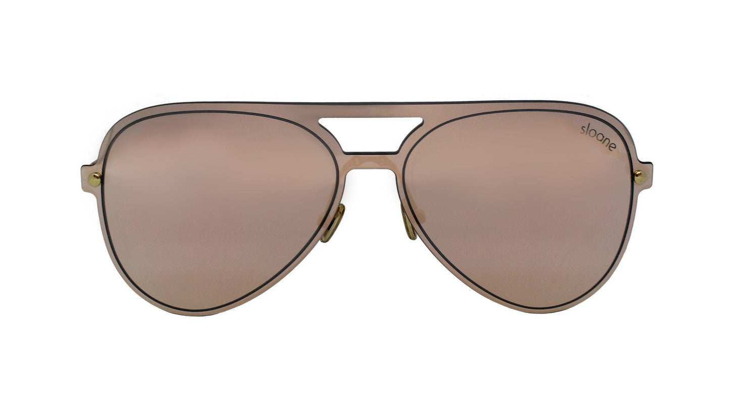 SORA - Rose Gold/Mirror - SLOANE Eyewear