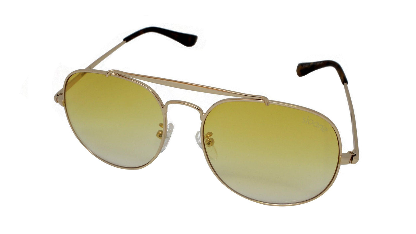 TRENTON - Gold/Yellow Tint - SLOANE Eyewear