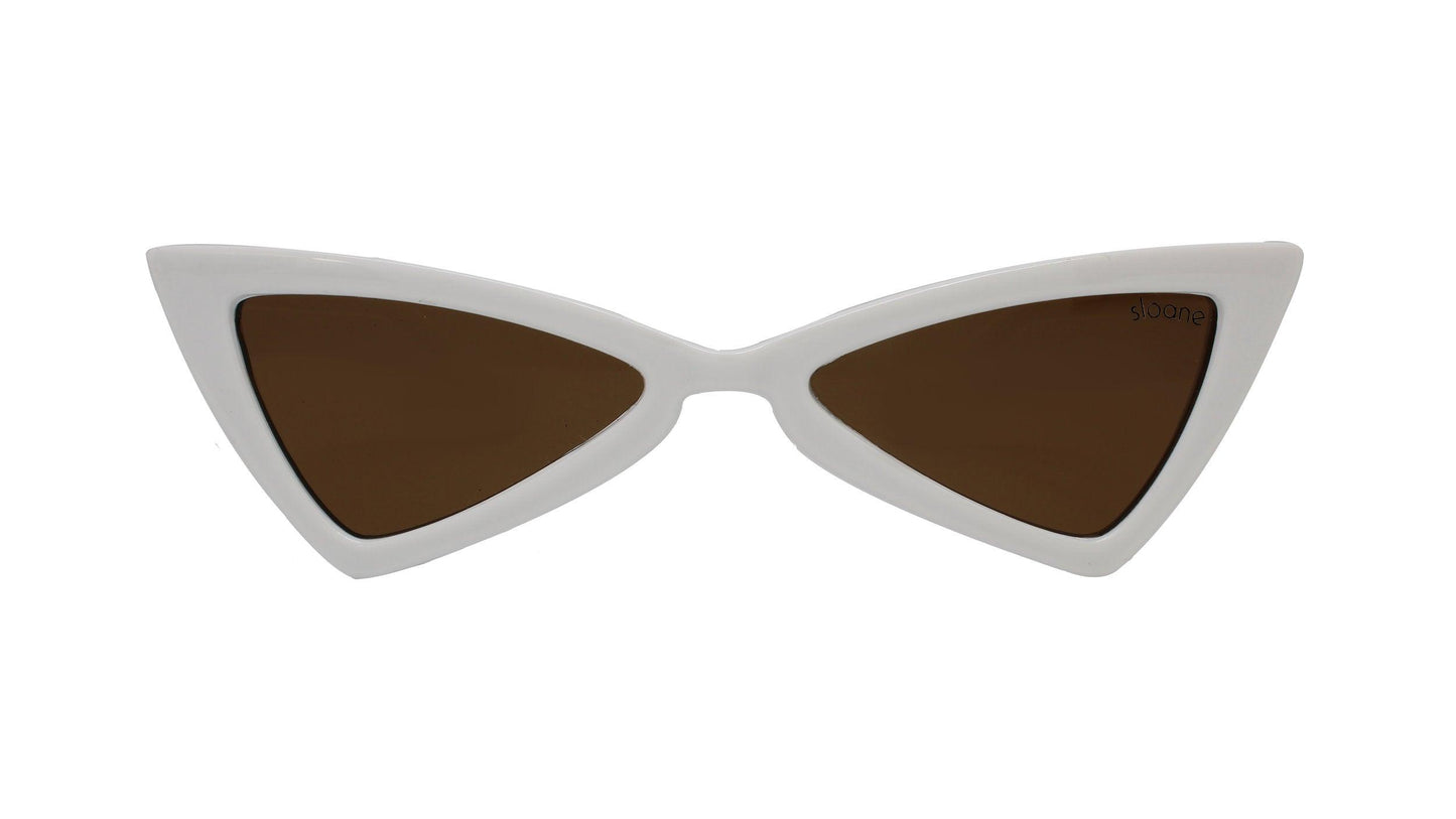URSA - White/Brown - SLOANE Eyewear