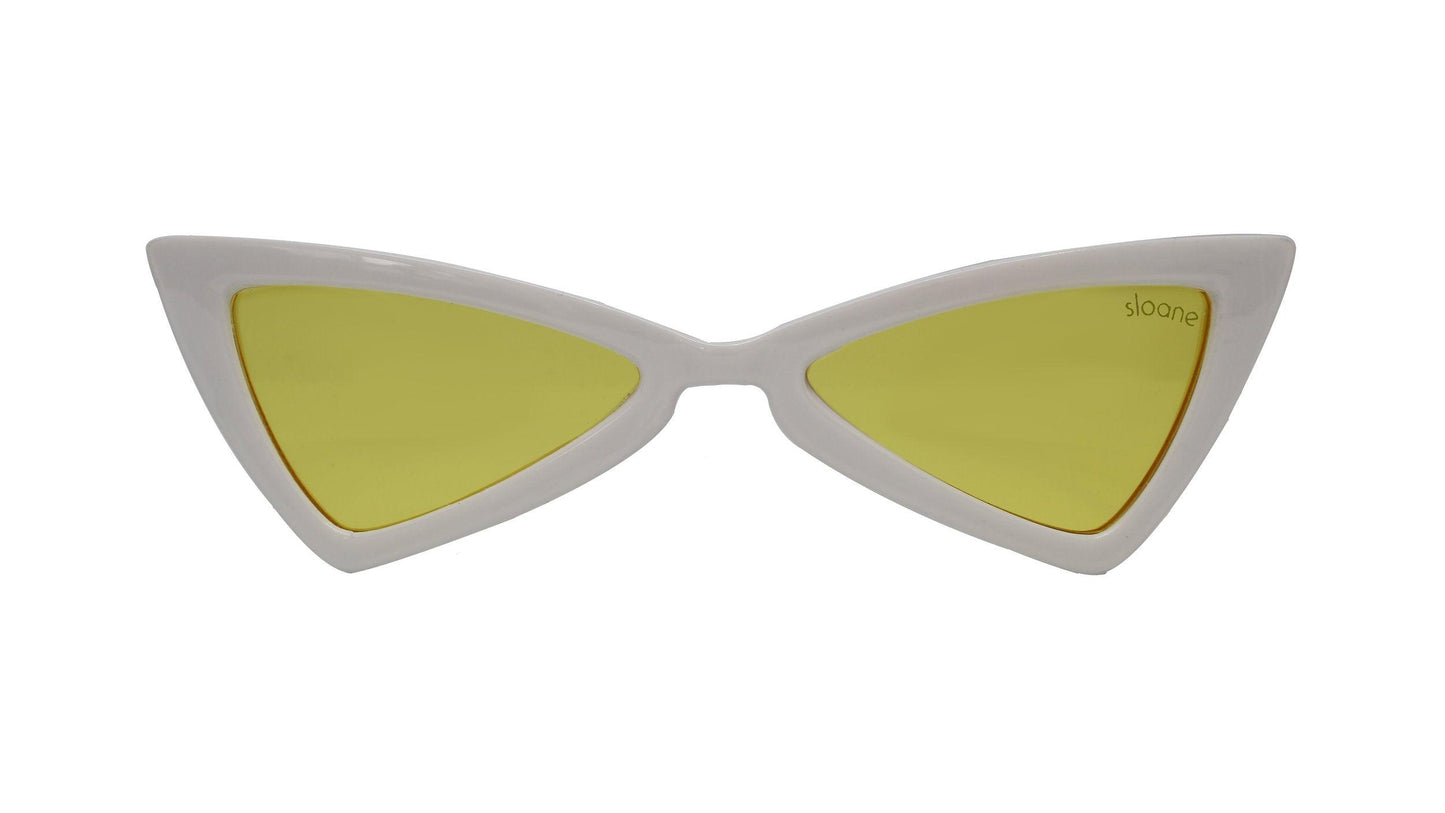 URSA - White/Canary Yellow - SLOANE Eyewear