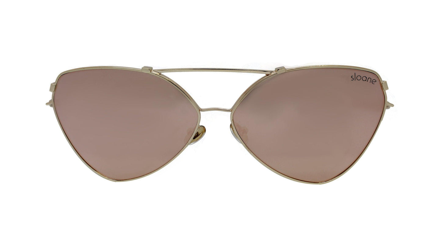 VENICE - Rose Gold Mirror - SLOANE Eyewear