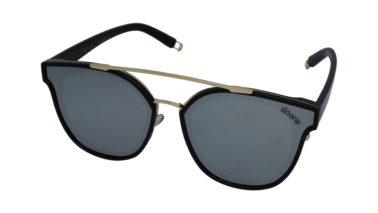 WILLAFORD - Black/Silver Mirror - SLOANE Eyewear