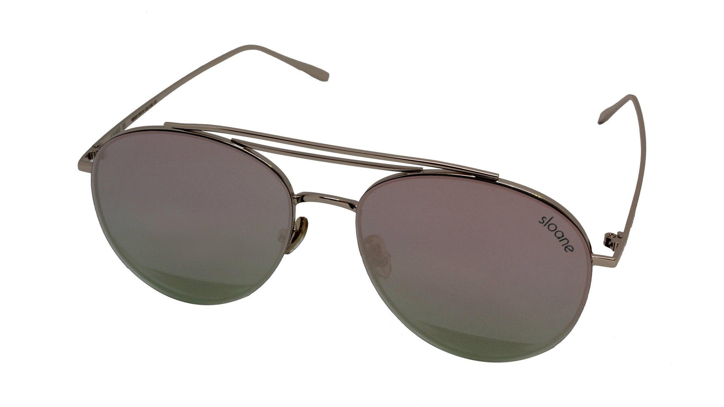 YLVA - Rose Gold Mirror - SLOANE Eyewear