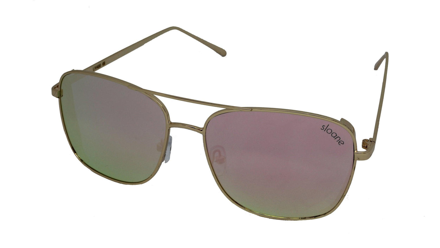 ZANE - Gold/Pink Mirror - SLOANE Eyewear