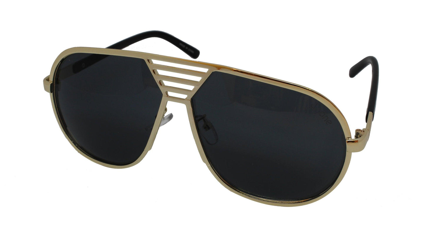 ZEKE - Gold/Black - SLOANE Eyewear