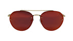 IZZY - Gold/Red Mirror