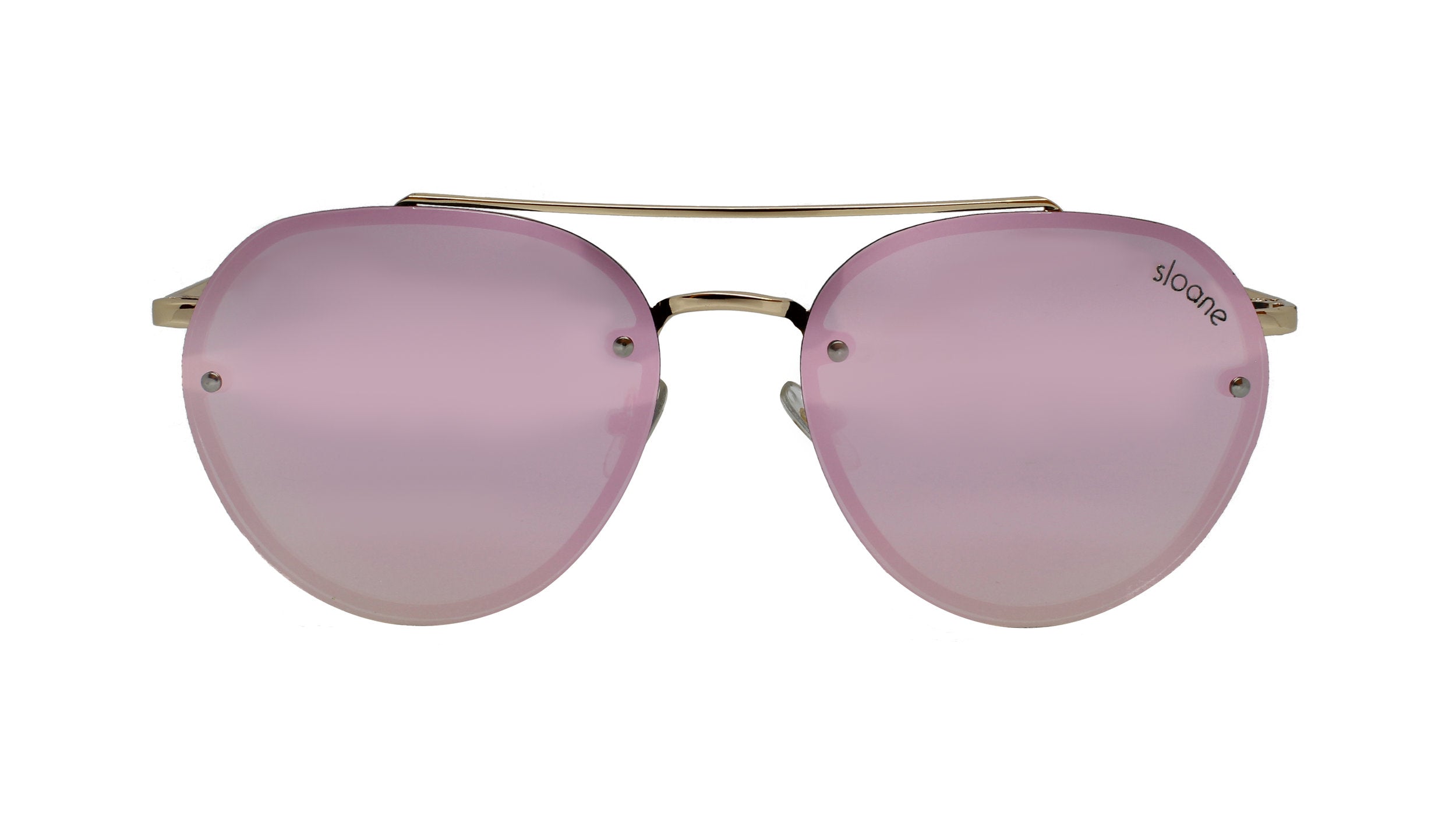 IZZY - Gold/Pink Mirror