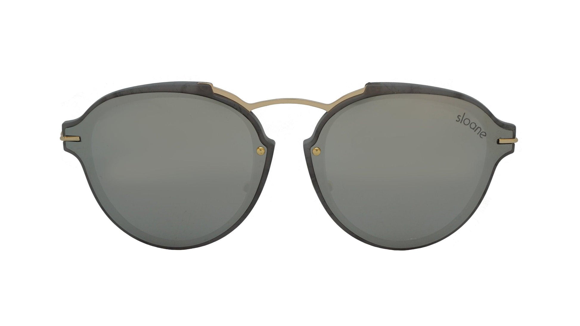 KAIA - Marble/Silver Mirror - SLOANE Eyewear
