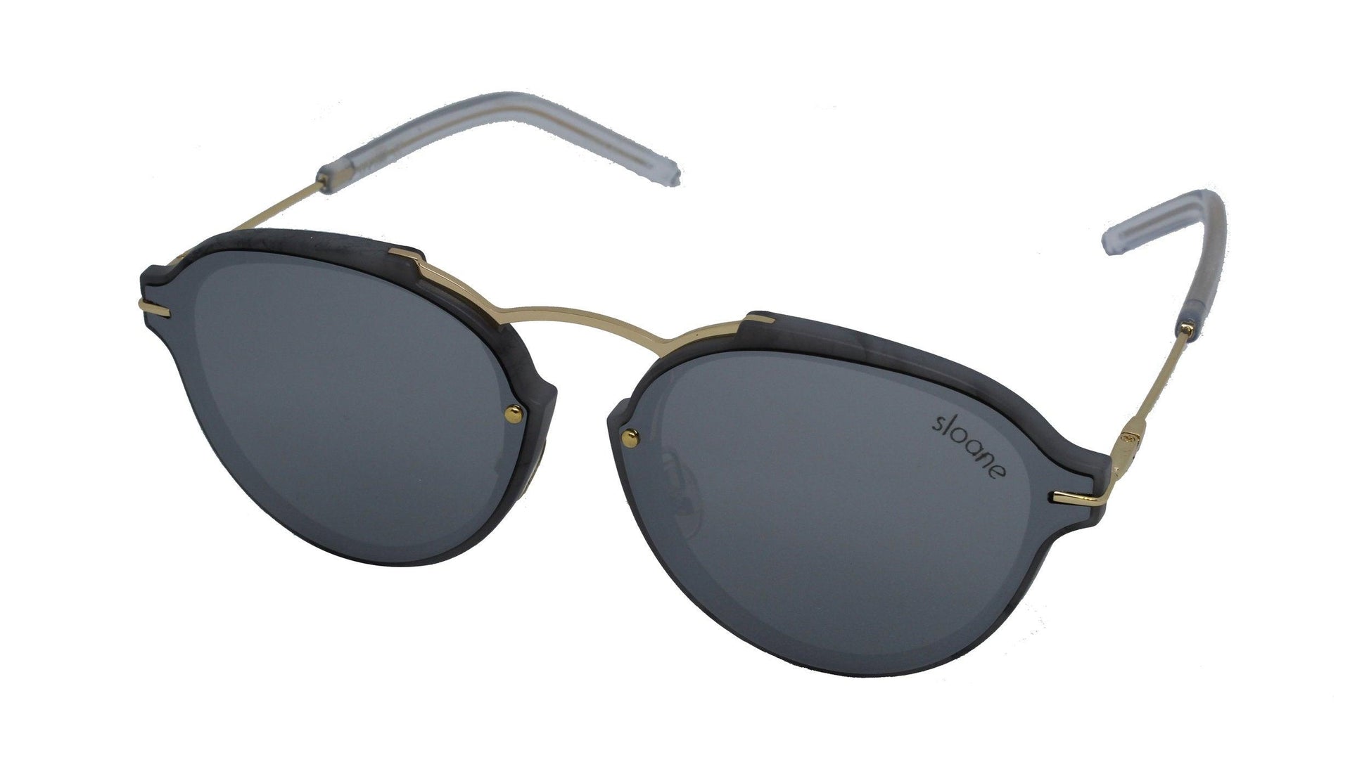 KAIA - Marble/Silver Mirror - SLOANE Eyewear