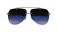 KAIDYN - Gold/Navy Mirror - SLOANE Eyewear