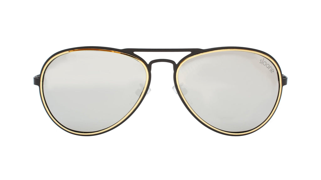 KEAWE - Black/Silver Mirror - SLOANE Eyewear