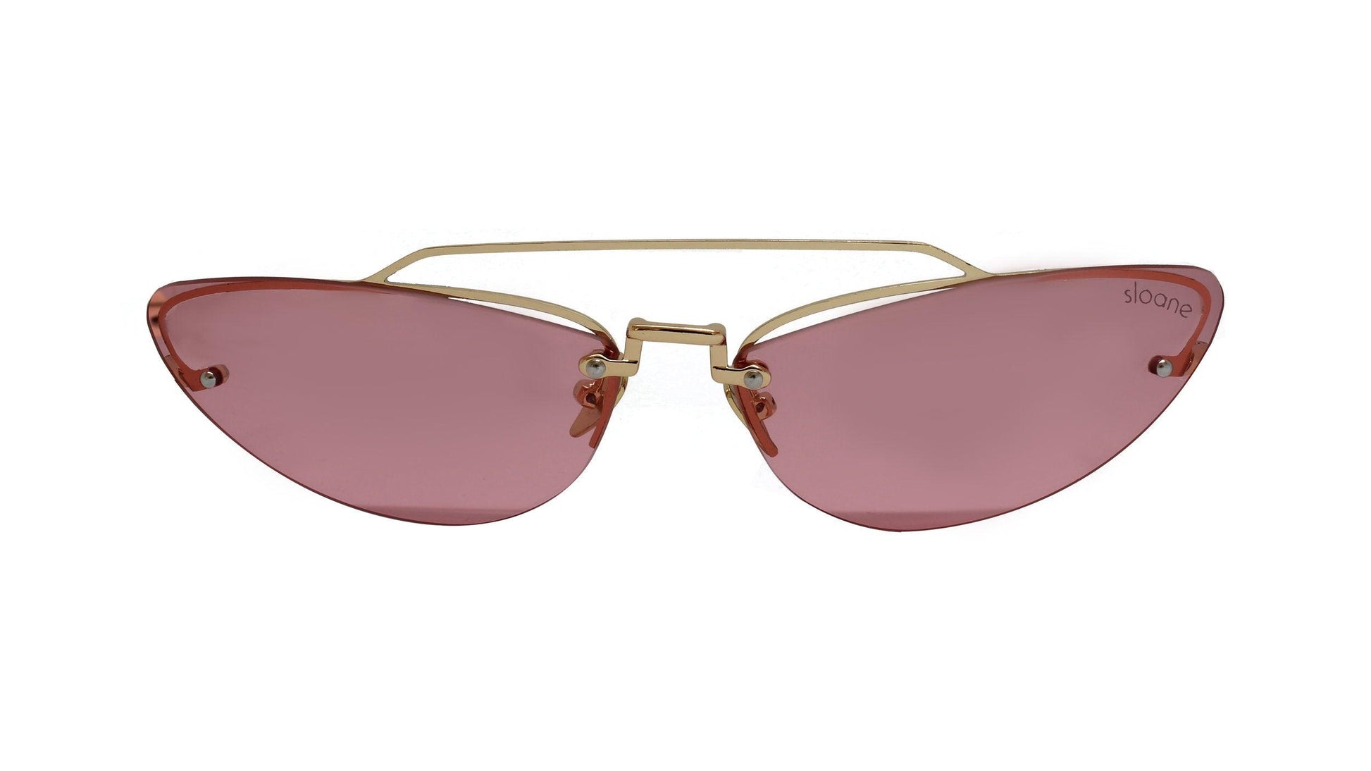 MILLIE - Gold/Pink Tint - SLOANE Eyewear