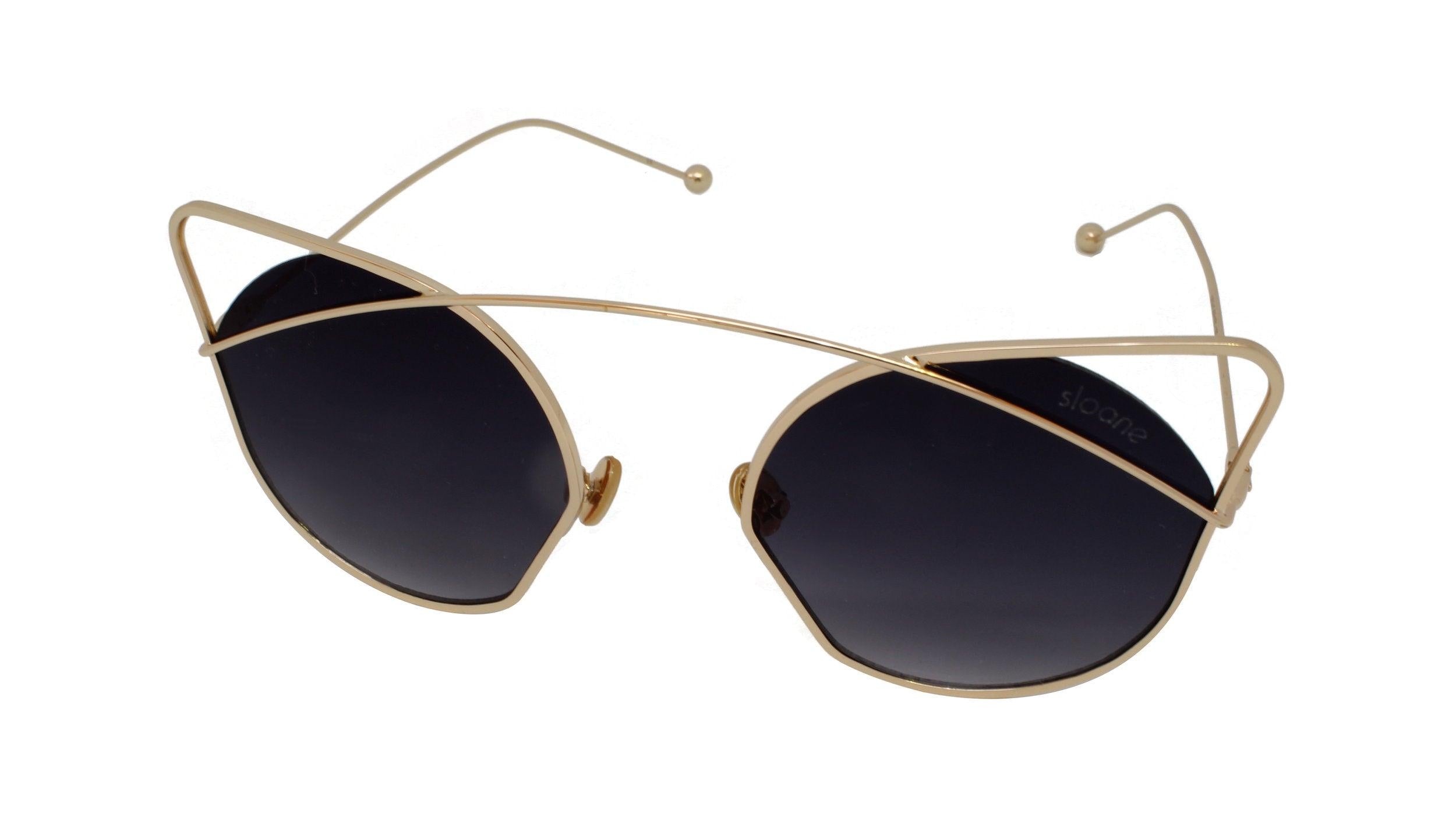 NEPTUNE - Gold/Dark Purple - SLOANE Eyewear