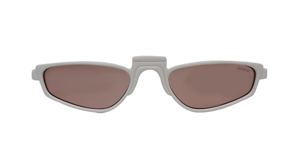 NIA - White/Rose Tint - SLOANE Eyewear
