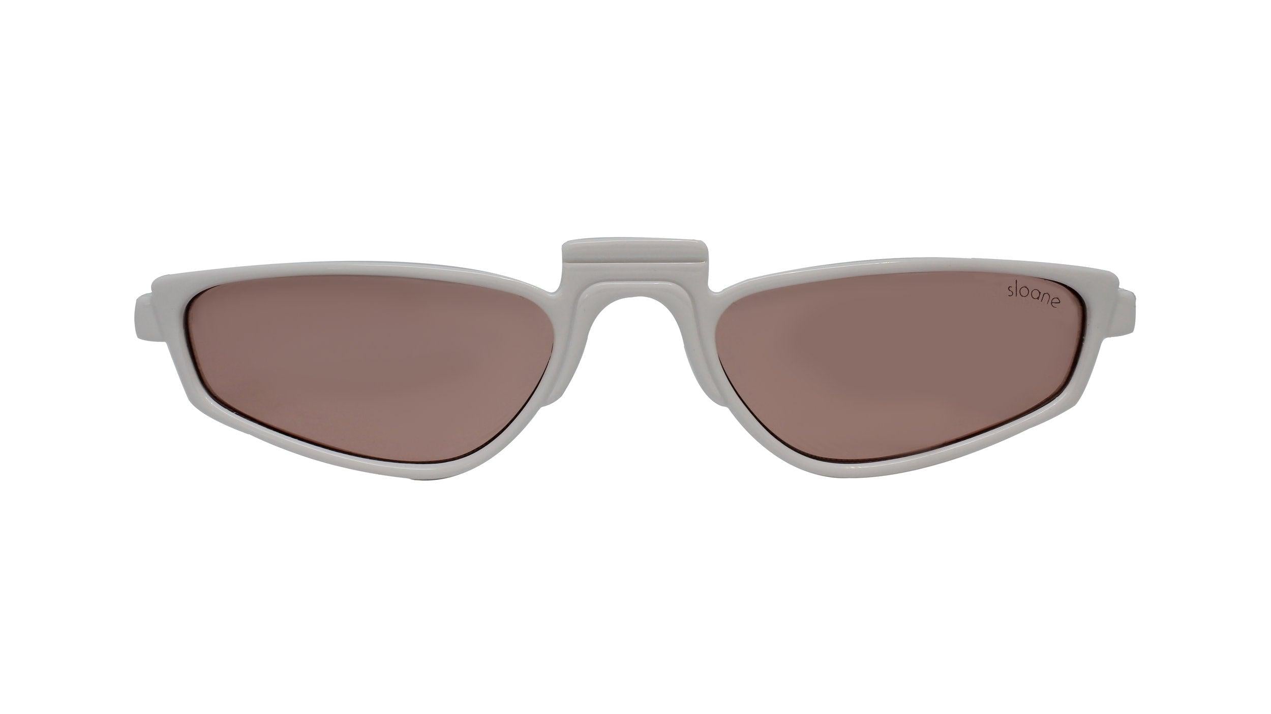 NIA - White/Rose Tint - SLOANE Eyewear