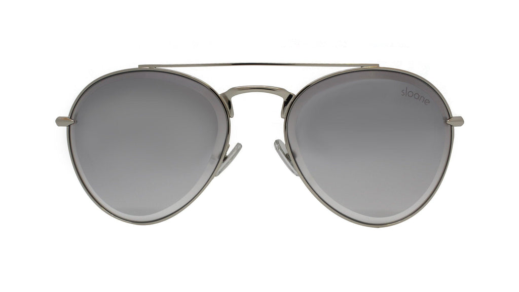 NOVA - Silver Mirror - SLOANE Eyewear