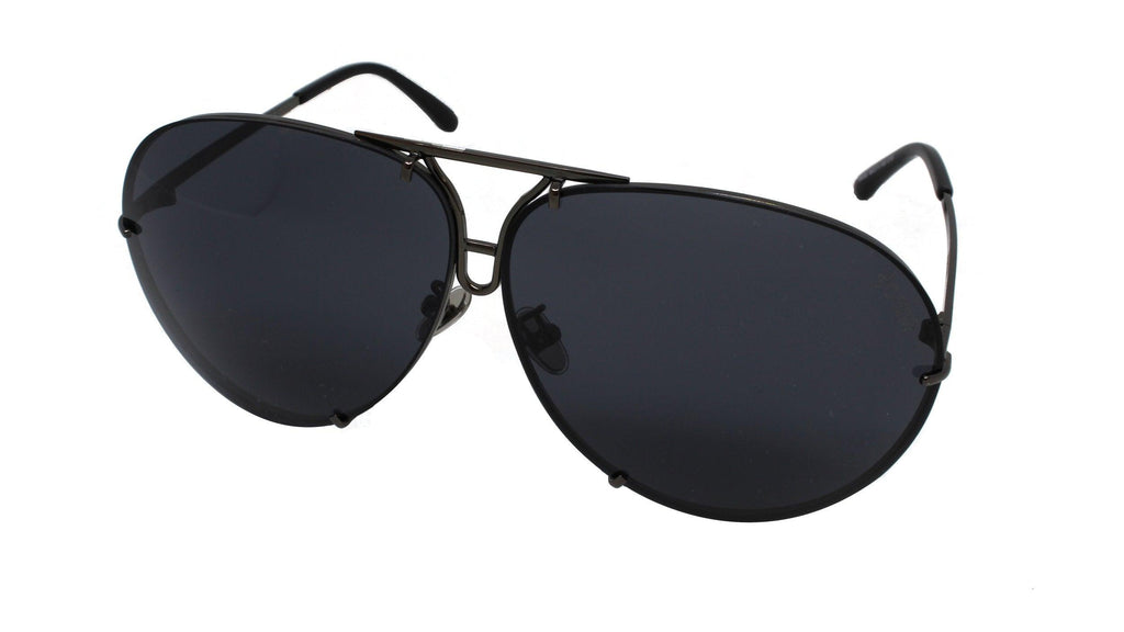 PORSCHA - Gunmetal/Black - SLOANE Eyewear