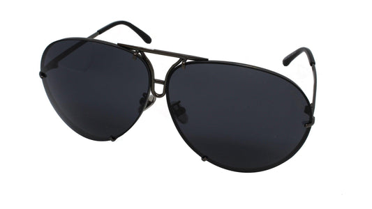 PORSCHA - Gunmetal/Black - SLOANE Eyewear