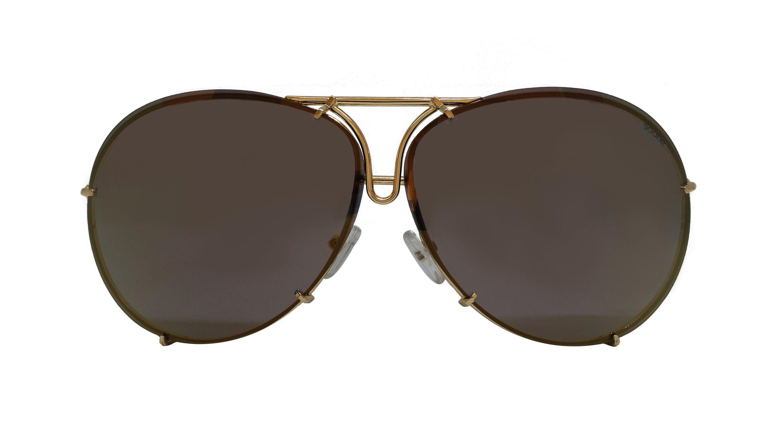 PORSCHA - Gold/Mirror - SLOANE Eyewear