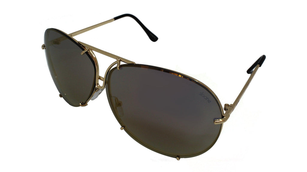 PORSCHA - Gold/Mirror - SLOANE Eyewear