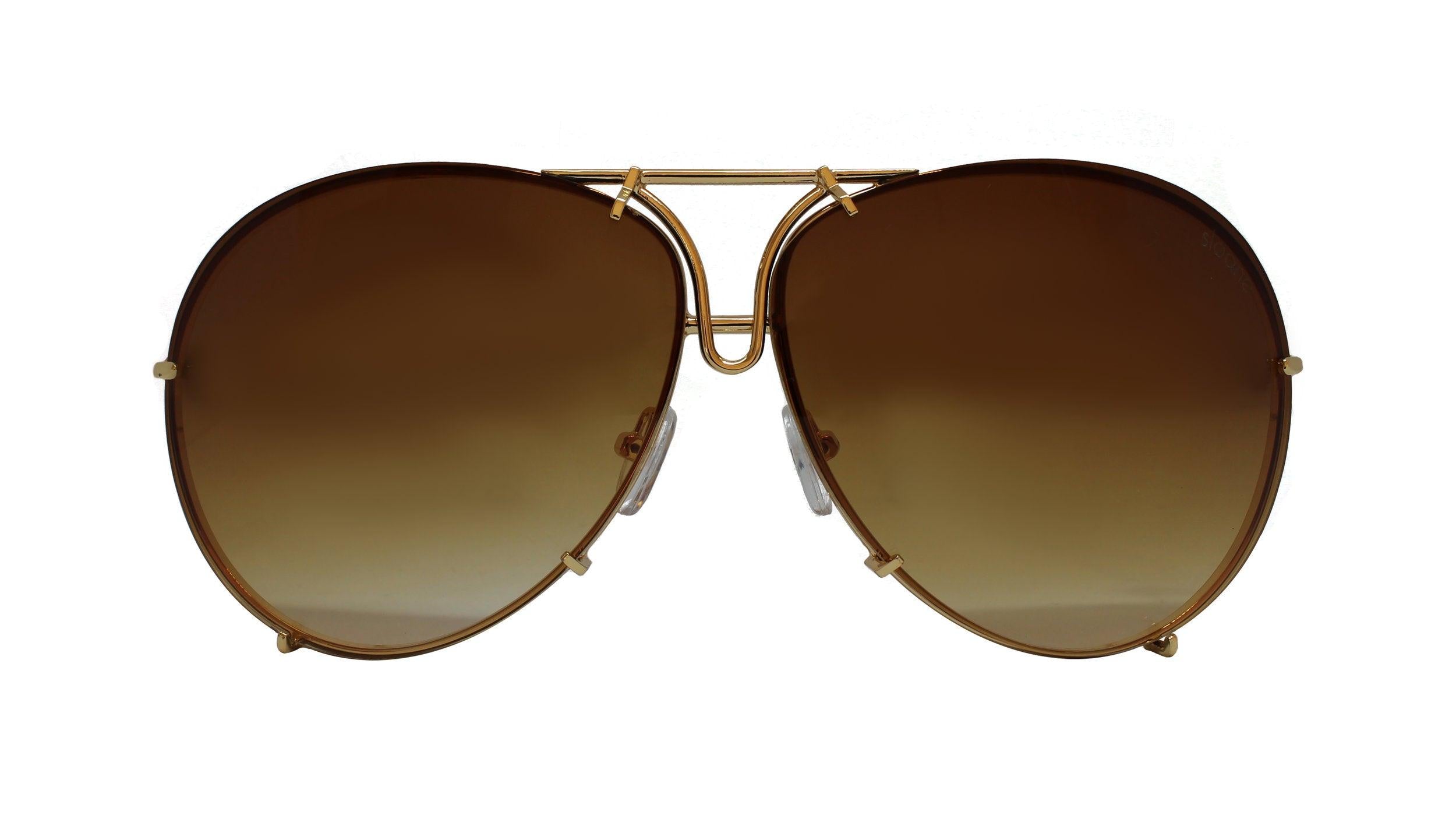 PORSCHA - Gold/Tea Gradient - SLOANE Eyewear