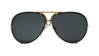 PORSCHA II - Gold/Black - SLOANE Eyewear
