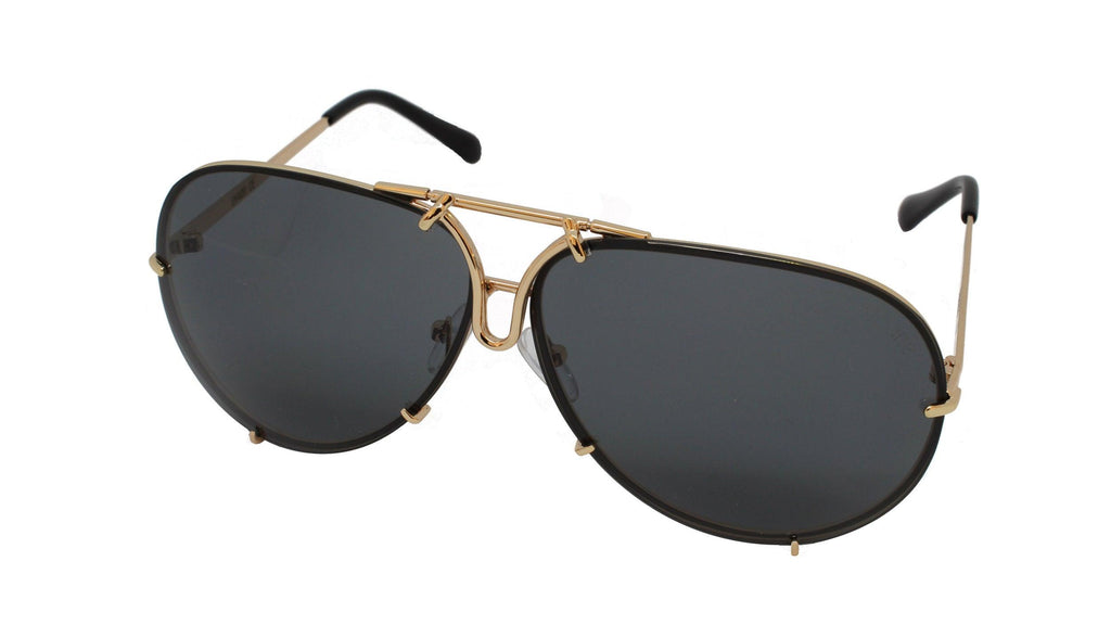 PORSCHA II - Gold/Black - SLOANE Eyewear