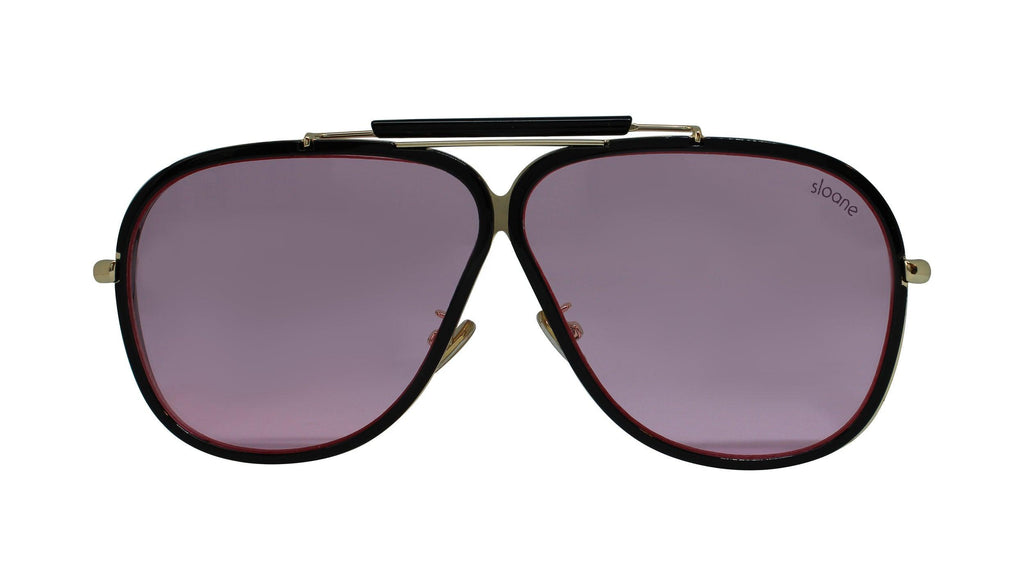 PRESTON - Black/Rose Tint - SLOANE Eyewear
