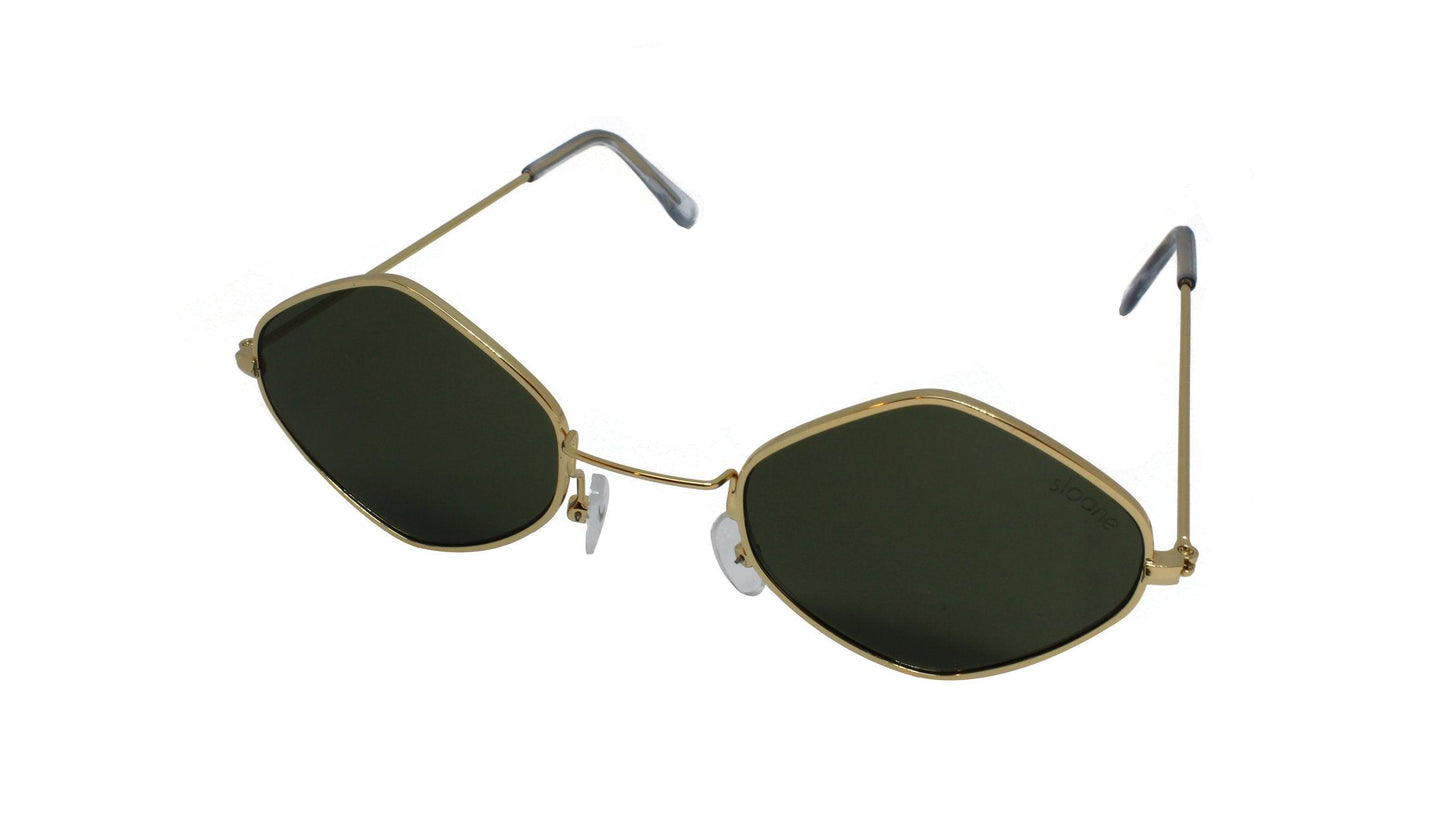 QUINN - Gold/Olive Green - SLOANE Eyewear